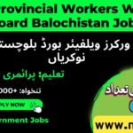 Workers Welfare Board Quetta Job 2025 Advertisement- Apply Now!