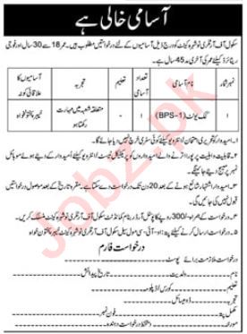 Government Job Alert: Cook Unit Vacancy at School of Artillery Nowshera Cantt 2025