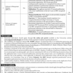 Teaching Jobs at the University of Swabi – 2025 Advertisement