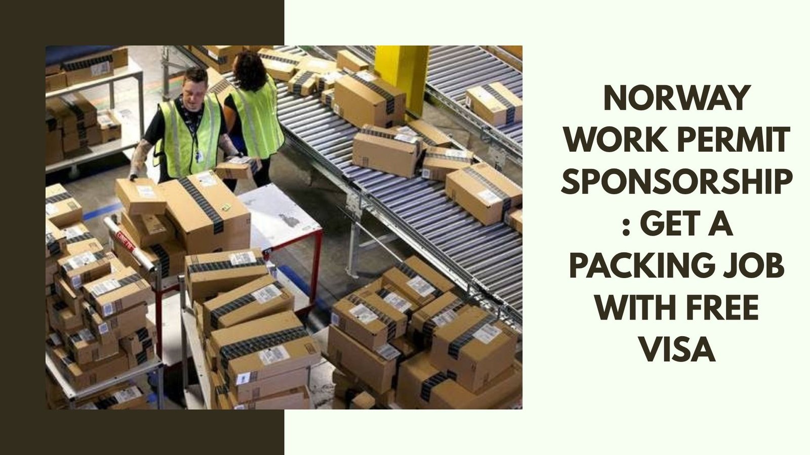 Norway Work Permit Sponsorship: Get a Packing Job with Free Visa